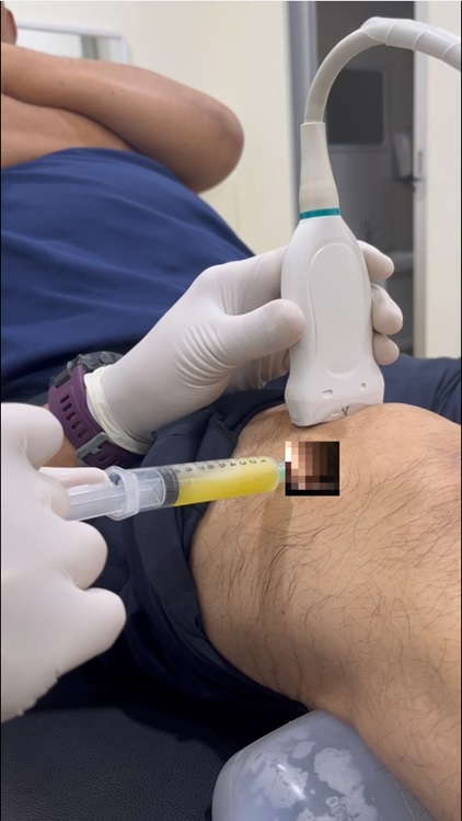 a person getting an injection