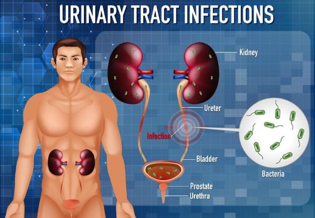 Image of UTI in males 