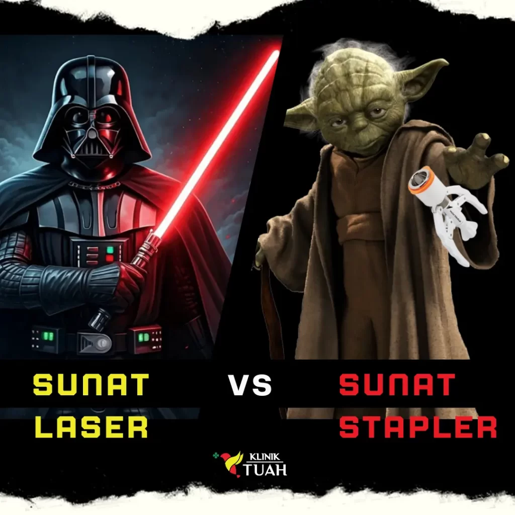 Sunat laser vs Sunat Stapler Klinik Tuah