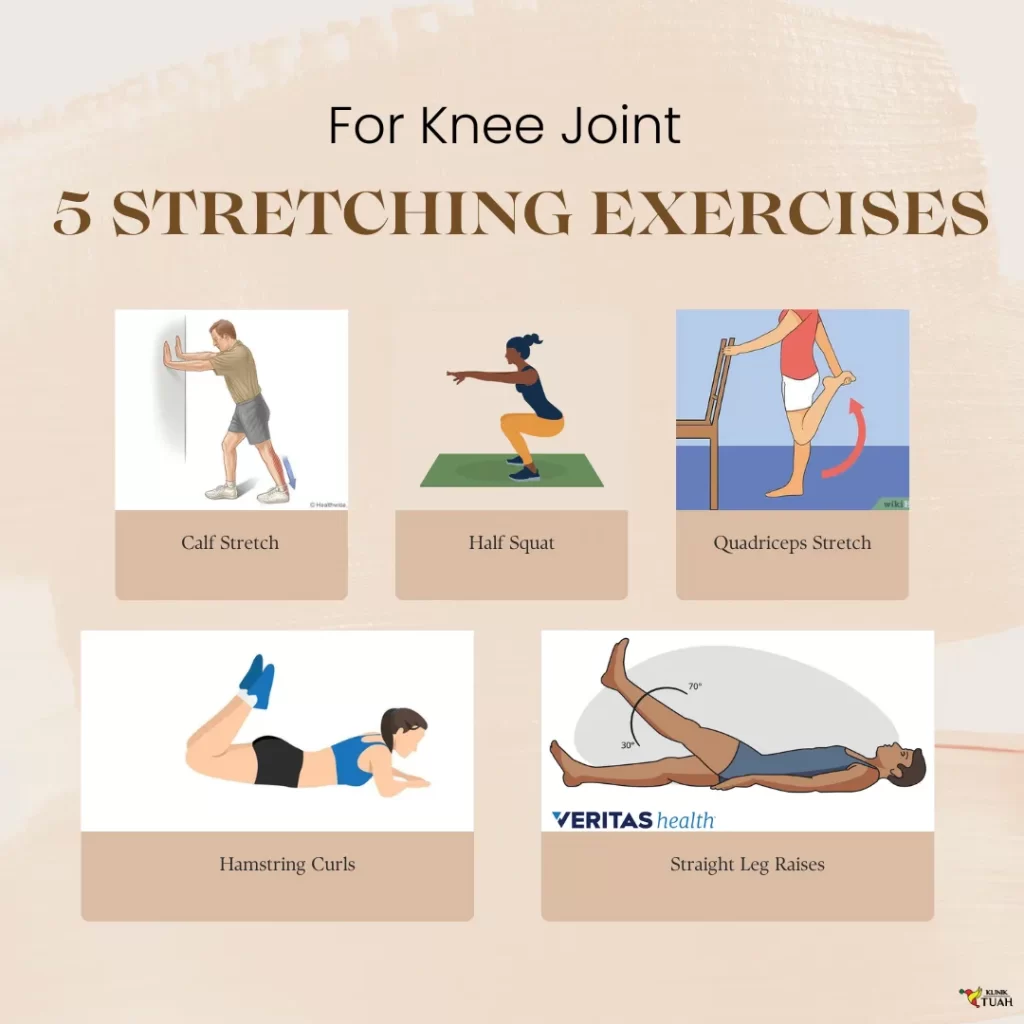 stretching exercises under common question about knee pain