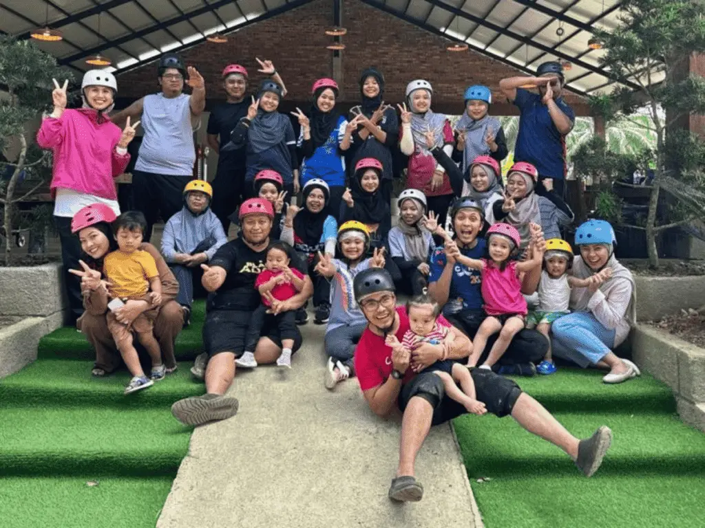 Family day pertama klinik tuah di Bilut Extreme Park Bentong