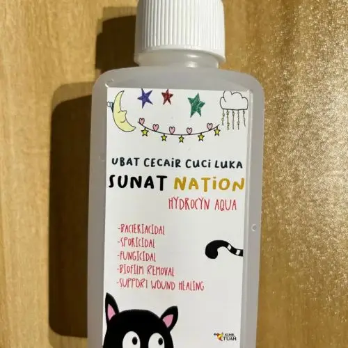 cara penjagaan sunat laser klinik tuah dengan cuci luka sepanjang tempoh penyembuhan