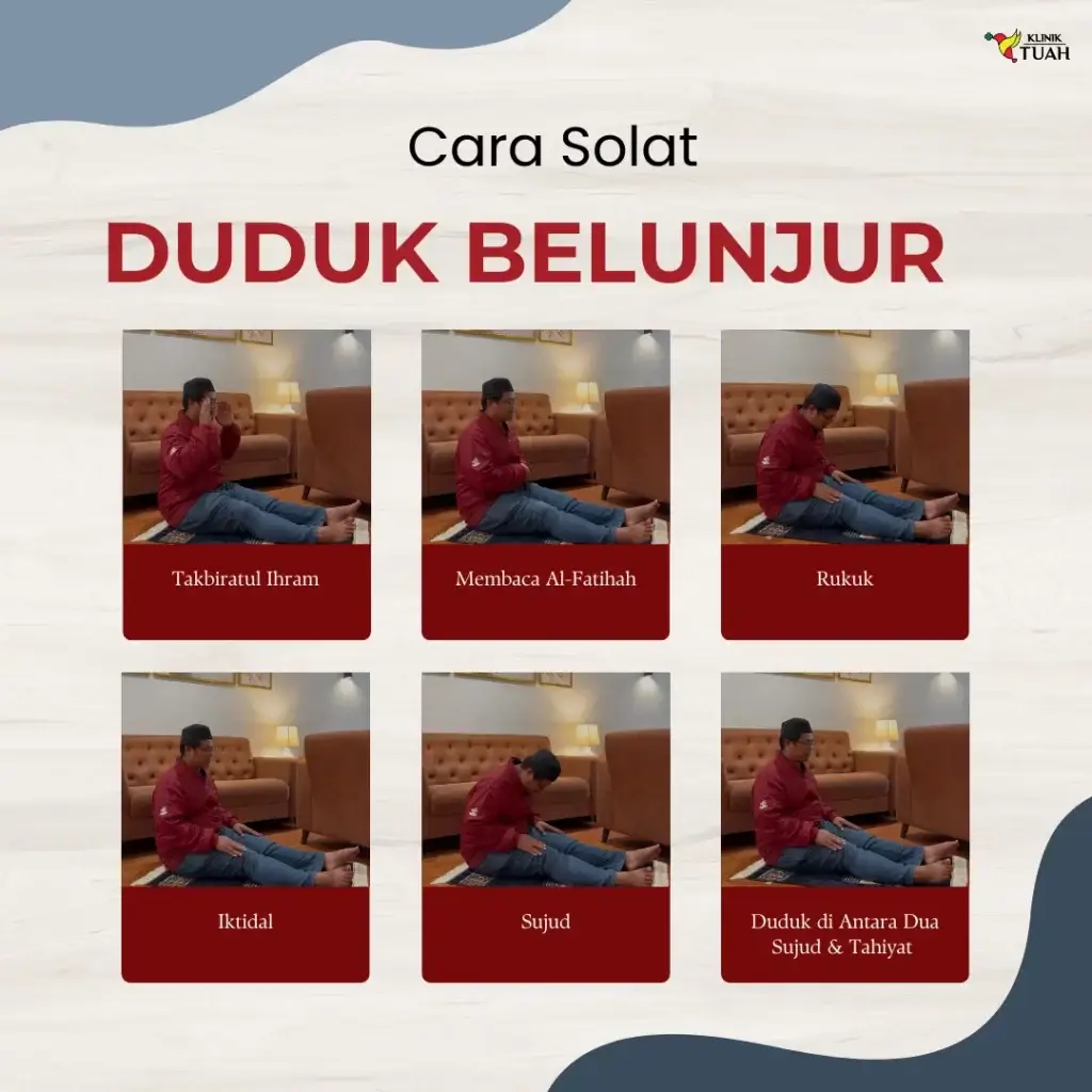cara solat ketika sakit lutut klinik tuah