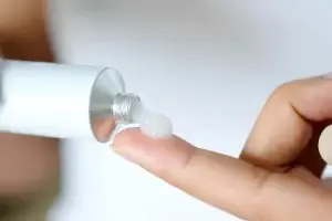 apply ointments to area of clamp circumcision
