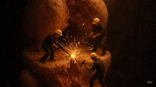 Imej AI yang menunjukkan kerosakan tulang dalam lutut