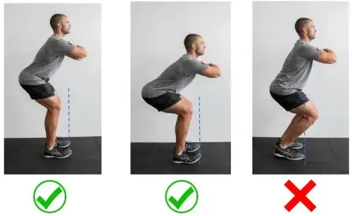 squat dapat membantu dalam senaman untuk sakit lutut
